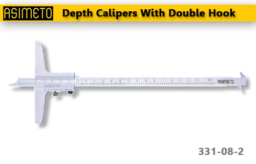 ASIMETO,P79,Depth Calipers With Double Hook,331-06-2
