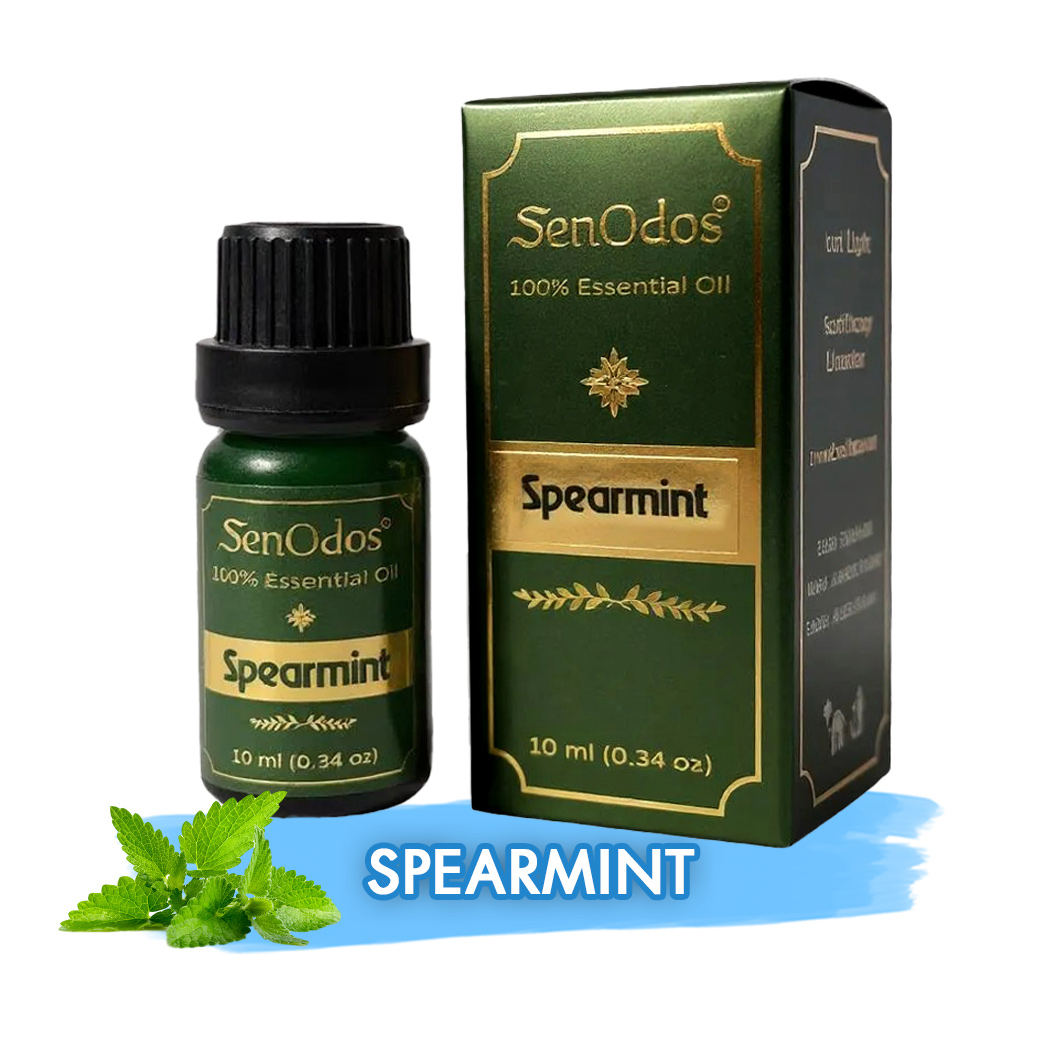 SenOdos Spearmint Pure Essential Oils น้ำมันหอมระเหยแท้ กลิ่นสเปียร์มิ้นต์ 10 ml.