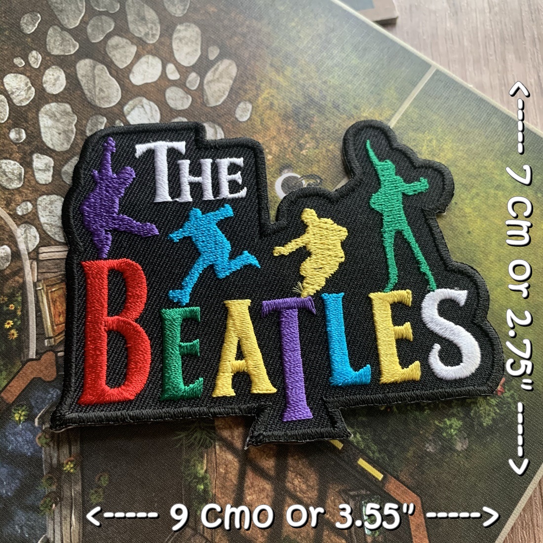 The Beatles วงดนตรี ร็อค เฮฟวี่เมทัล พังค์ ตัวรีดแบบปัก อาร์มปัก ตัวรีดติดเสื้อ ตัวรีด ติดกระเป๋า ติดหมวก ติดแจ๊คเก็ต Rock Iron on Embroidered Patch