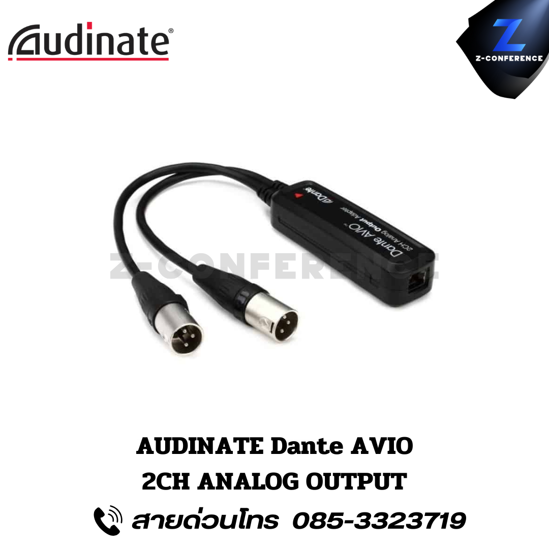 AUDINATE Dante AVIO 2CH Analog Output