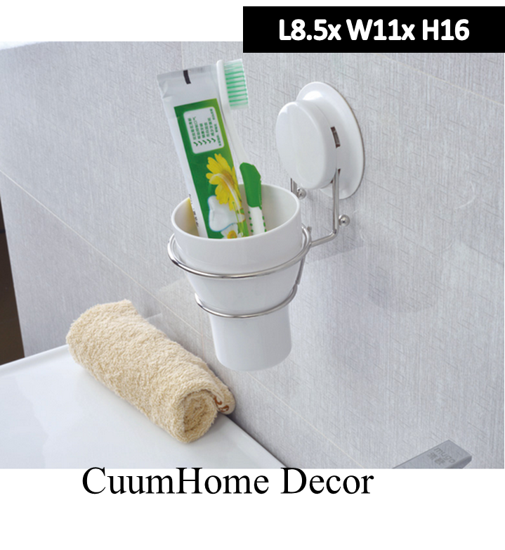 VR-44 ถ้วยน้ำเดี่ยว ไม่ต้องเจาะผนัง