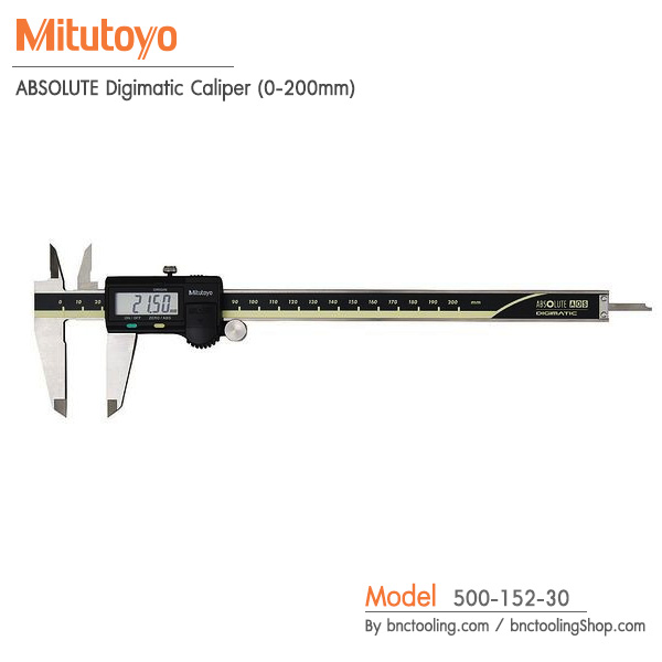 Mitutoyo,ABSOLUTE Digimatic Caliper (0-200mm),500-152-30