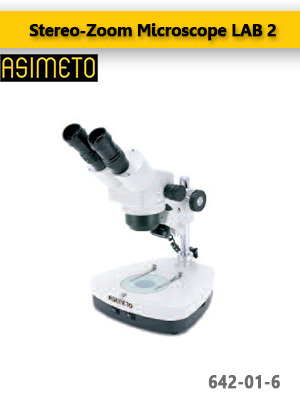 ASIMETO,P193,Stereo-Zoom Microscope LAB 2,642-01-6