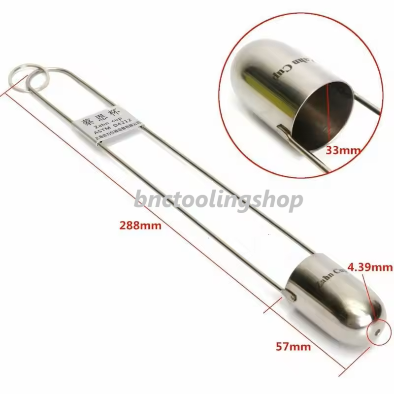 Zahn Cup Viscosity Cup, NO.1,2,3,4,5, Dip Type Stainless Steel Viscometer Flow Cup.,ถ้วยวัดความหนืด Zahn Cup, Zahn cup อุปกรณ์วัดความหนืด ASTM D4212,Zahn Cup No1-5