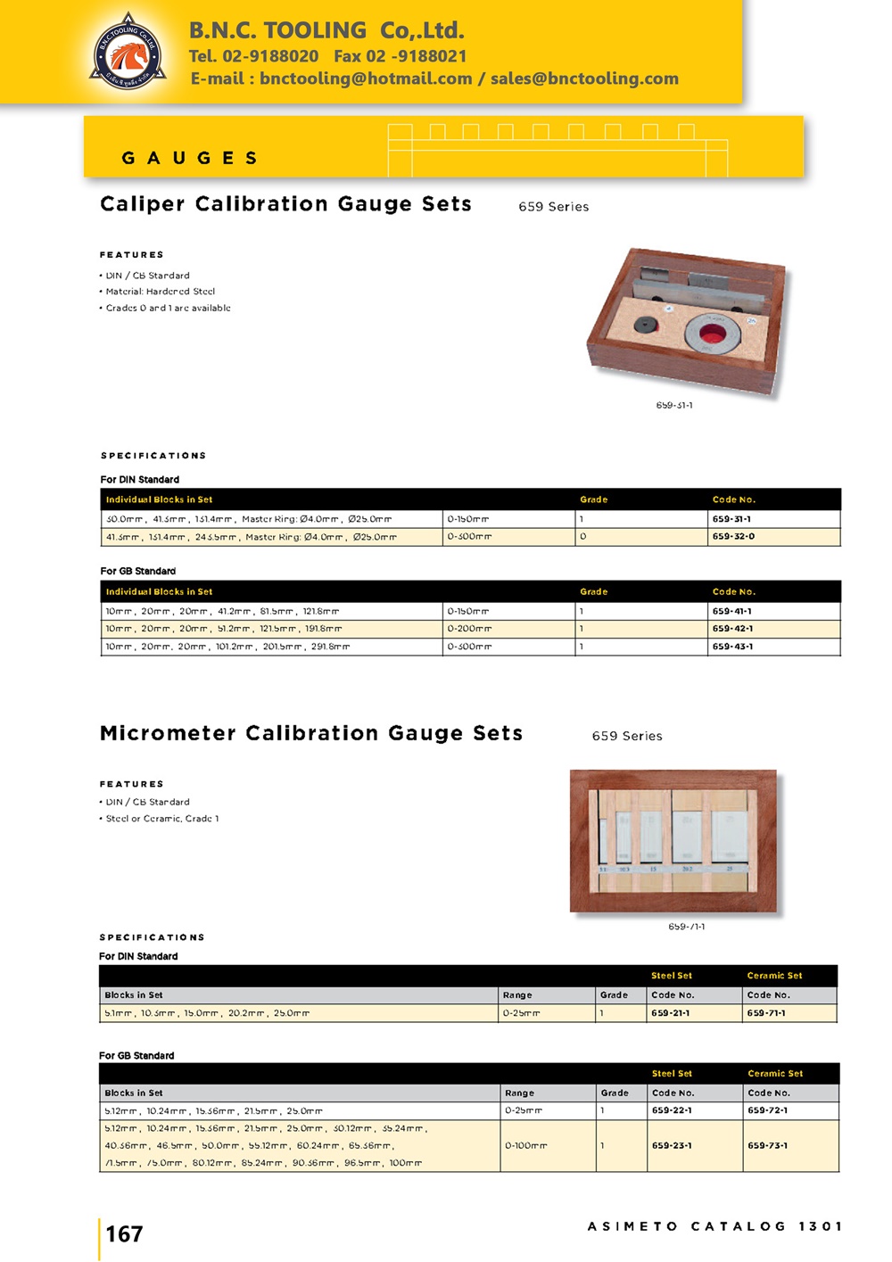 ASIMETO,P167,Micrometer Calibration Gauge Sets,659-71-1