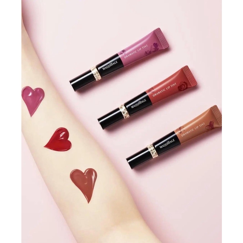 Shiseido Maquillage Lip Tint รุ่น Limited! ลิปทิ้นท์ รุ่นลิมิเต็ด! ไม่ติดแมส, ไม่ติดขอบแก้ว สีติดทน ให้ริมฝีปากชุ่มชื้น สวยฉ่ำมั่นใจ