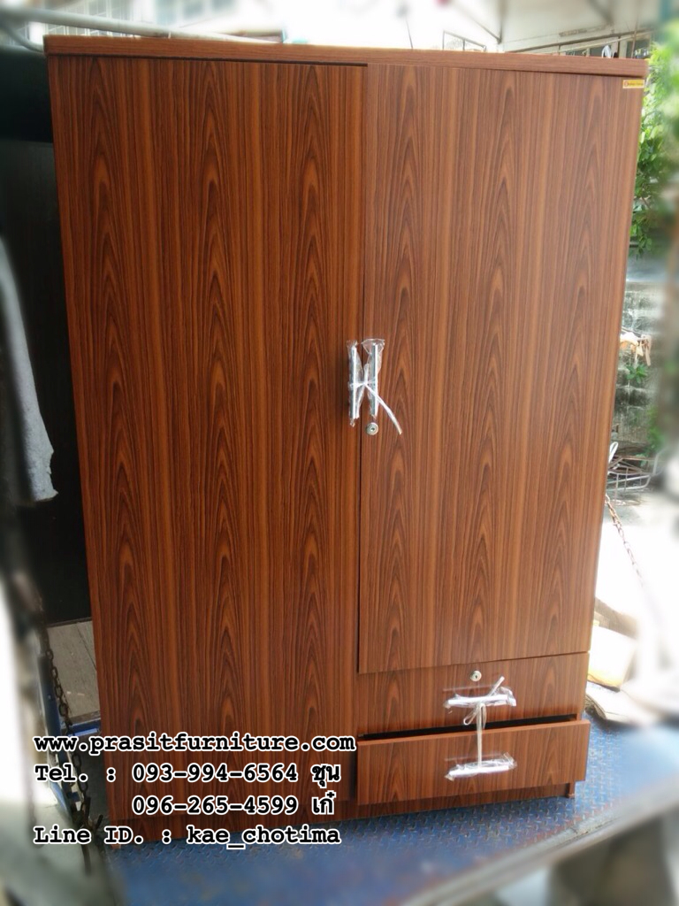 ตู้เสื้อผ้า 4 ฟุต 2 ลิ้นชัก รุ่น "SP120"