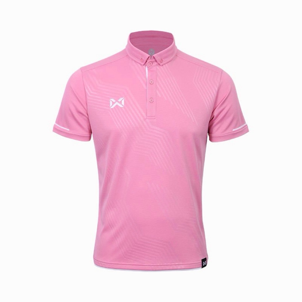 ใหม่ล่าสุด !! Warrix เสื้อโปโล เสื้อคอปก วอริกซ์ รุ่น Luminous แขนสั้น รหัส WA-253PLMCL37 สีดำ/ฟ้า/เลือดหมู/ชมพู