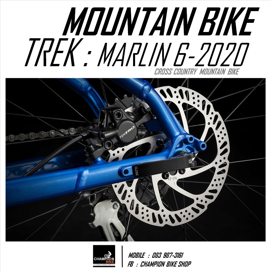 จักรยานเสือภูเขา TREK : MARLIN 6 DISC MOUNTAIN BIKE - 2020 สีน้ำเงิน-เงิน