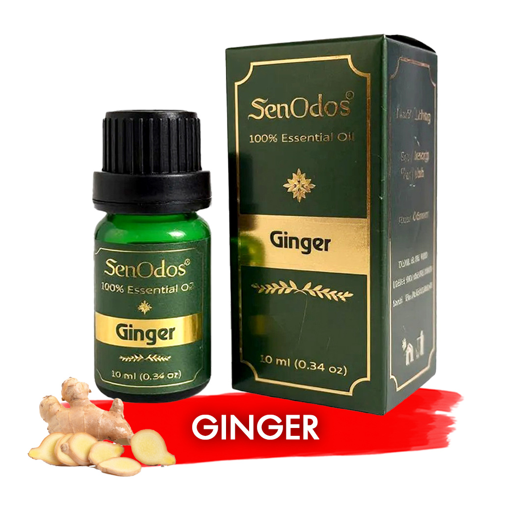 SenOdos น้ำมันหอมระเหยแท้ กลิ่นขิง Ginger Essential Oil 10ml