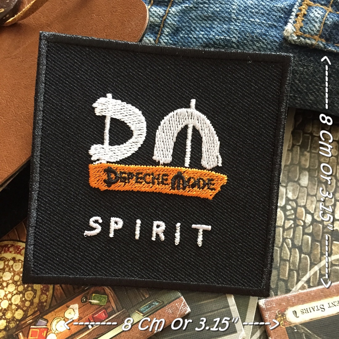 Depeche Mode วงดนตรี ร็อค เฮฟวี่เมทัล พังค์ ตัวรีดแบบปัก อาร์มปัก ตัวรีดติดเสื้อ ตัวรีด ติดกระเป๋า ติดหมวก ติดแจ๊คเก็ต Rock Iron on Embroidered Patch
