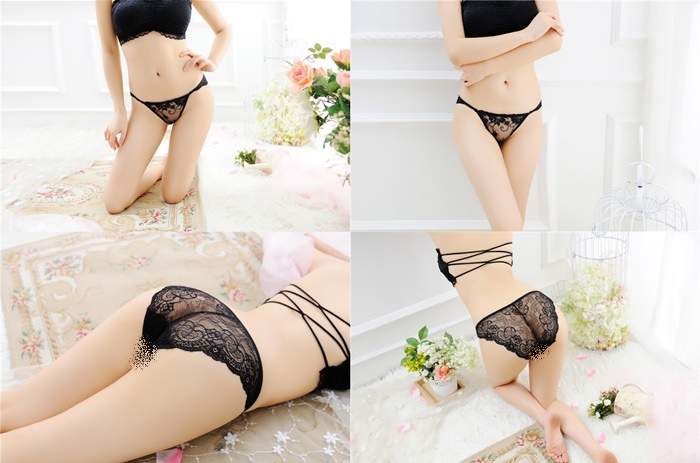 NA037 กางเกงในเซ็กซี่ กางเกงในซีทรูปักลายลูกไม้ ด้านหน้าเป็นผ้าซีทรูปักลายลูกไม้สวยๆด้านหลังเป็นผ้าลูกไม้เนื้อนิ่มๆตามรูปเลยค่ะ