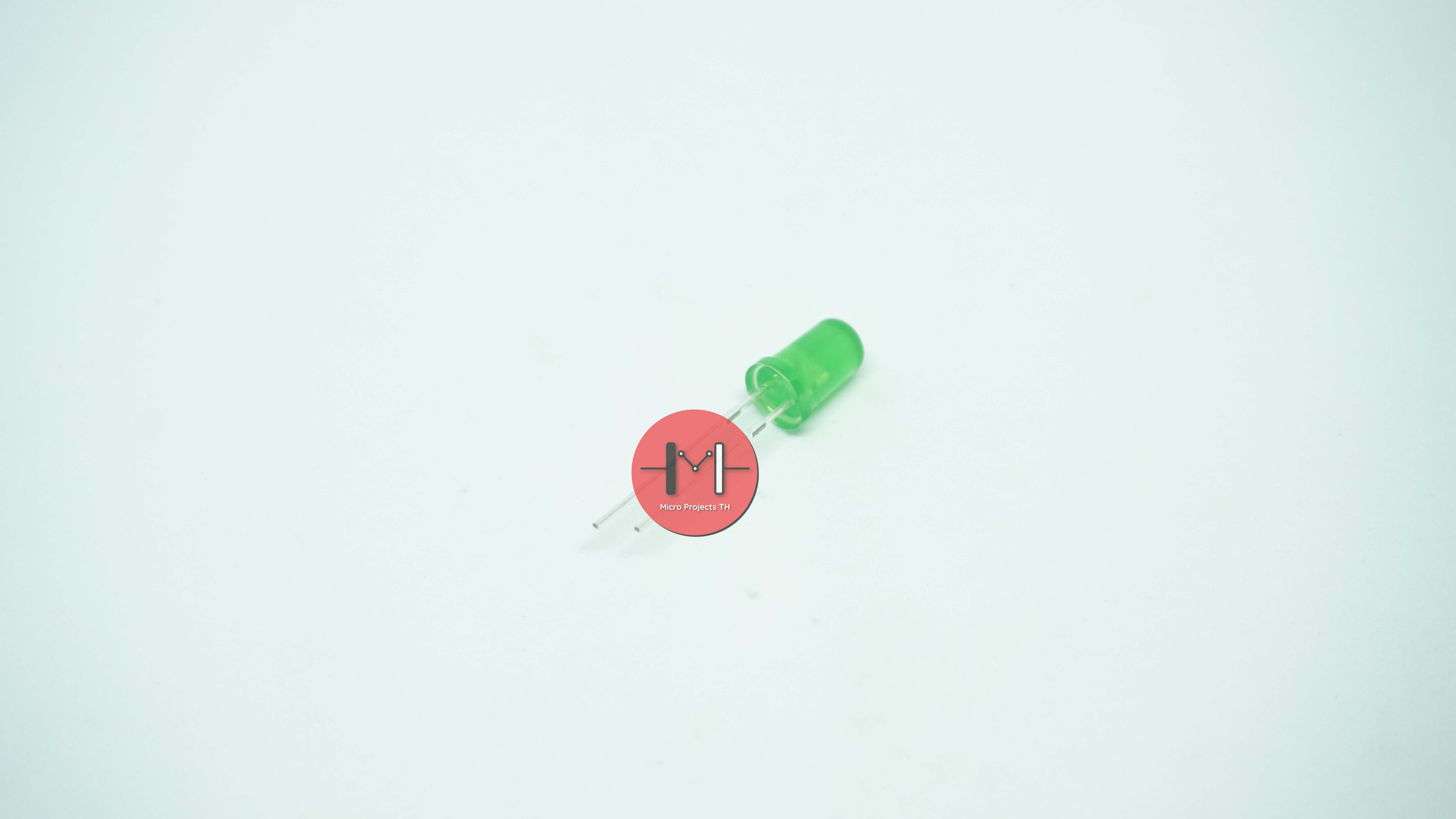 LED ขนาด 5mm สีเขียว จำนวน 5 ดวง