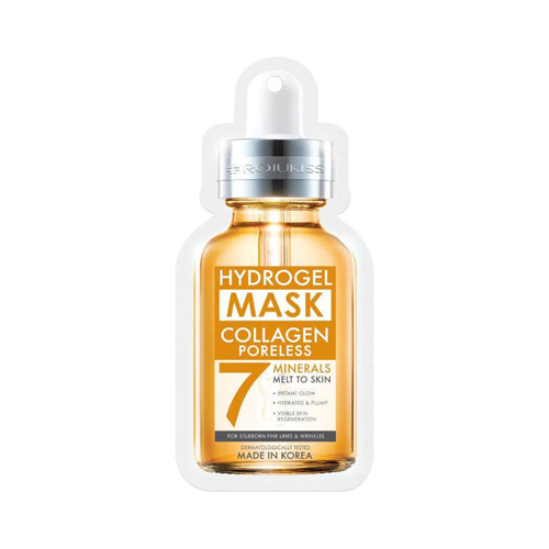 Rojukiss Collagen Poreless Hydrogel Mineral Mask7 25ml. โรจูคิส คอลลาเจน พอร์เลส ไฮโดรเจล มิเนอรัล มาส์ก7 25 มล มาส์กเนื้อเจอ คอลลาเจน สำหรับปัญหาผิวที่แห้ง เริ่มมีริ้วรอย และความหย่อนคล้อย