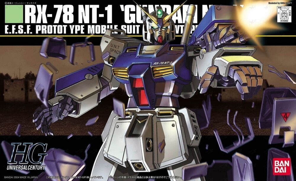 Bandai HG 1/144 HGUC GUNDAM NT-1 4543112256508 4573102591586 C4