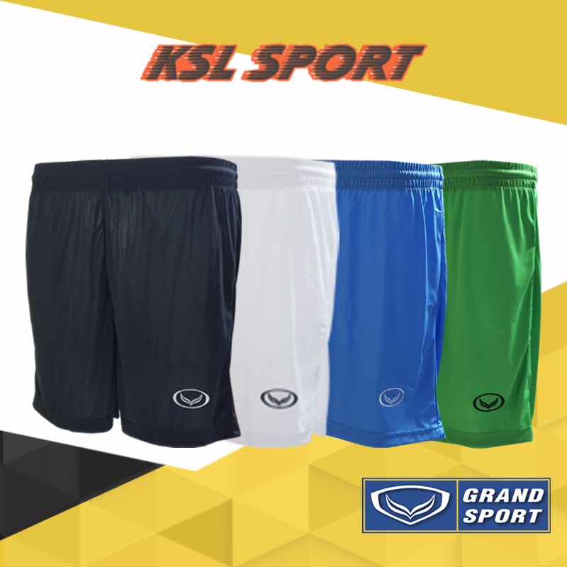 Grand sport กางเกงฟุตบอล สีดำ สีล้วน รหัส 001520 (01-520)