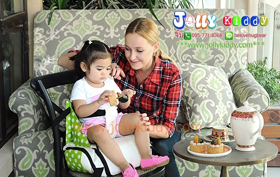 TP12059 กระเป๋าเก็บสัมภาระคุณแม่ เอนกประสงค์ ใช้เป็นเก้าเสริมหนุนรองนั่งได้ สีเขียว