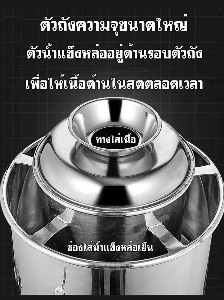 เครื่องสับผสมลูกชิ้น-หมูยอ