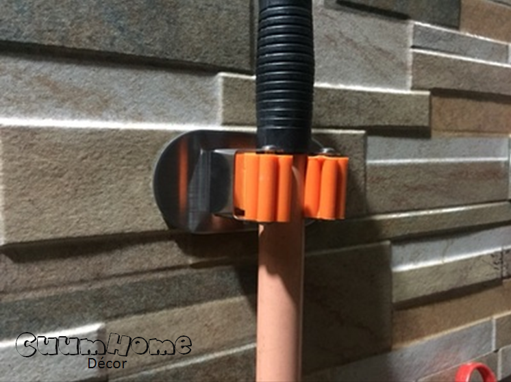 DH-14 ที่แขวนไม้ม๊อบ ติดผนัง ไม่ต้องเจาะผนัง