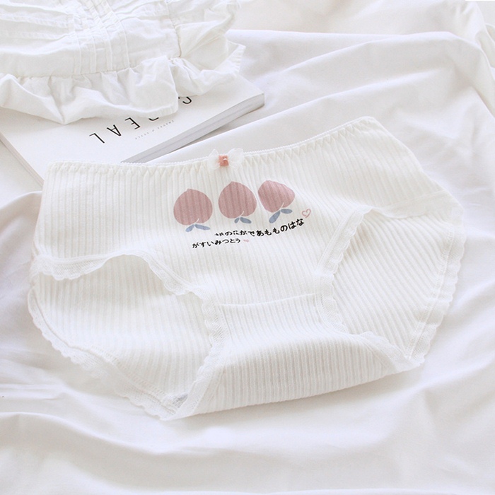 NA123(แพ็ค5ตัว5ลาย) กางเกงในน่ารัก กางเกงในผ้าฝ้ายทรงเต็มตัวเหมาะสำหรับท่านที่ชอบใส่แบบเต็มก้น ขอบเป็นยางยืดไม่รัดแน่นจนเกินไป ขายแบบยกเซต5ตัว5ลายตามรูปถ่ายสินค้าจริงเลยค่ะ ***ในหุ่นใส่เบอร์ M