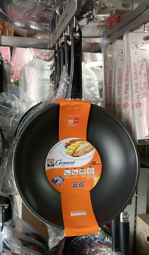 Zebra กระทะนอนสติ๊ก Gemini ตราหัวม้าลาย