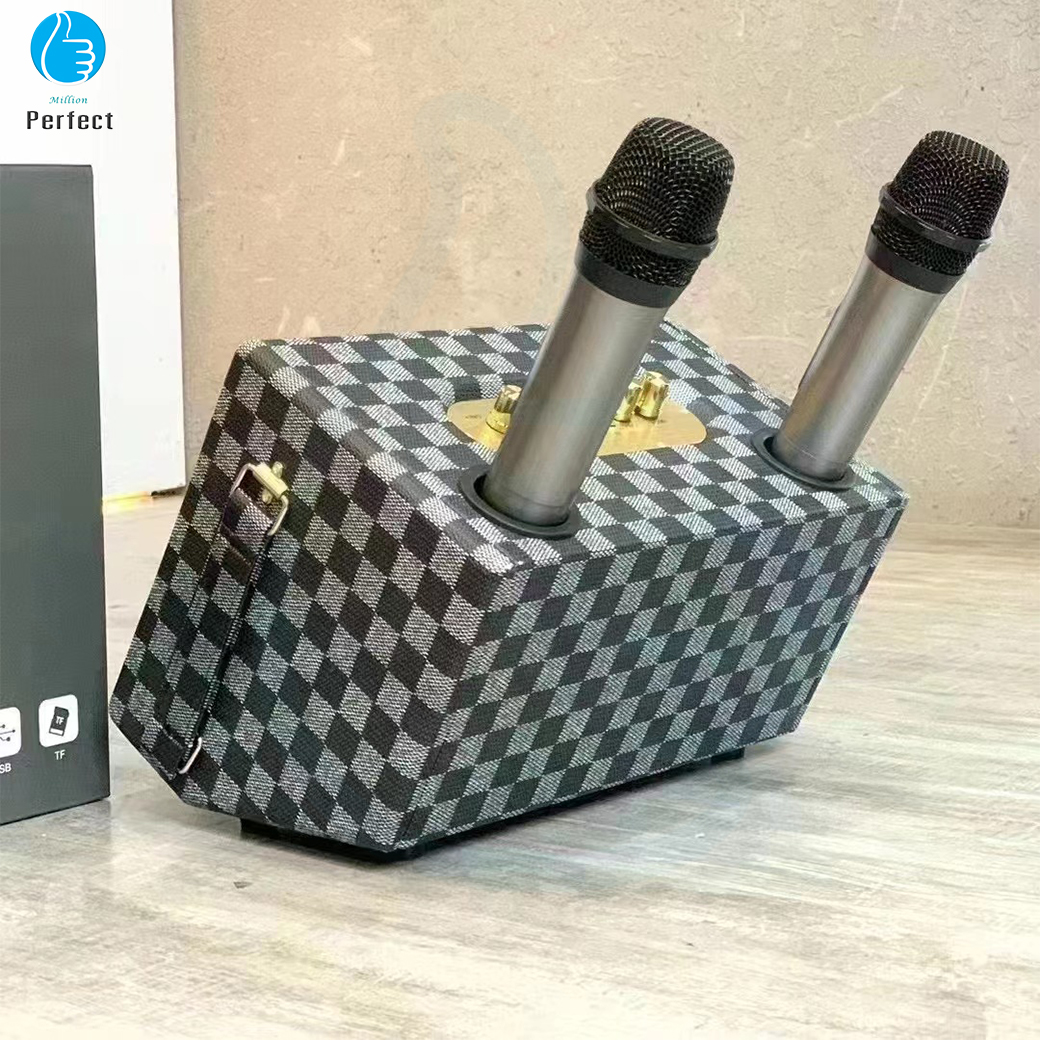 ลำโพงบลูทูธ QIXI รุ่น SK-2035 ลำโพงคลาสิค วินเทจ เสียงดีแบตทนตัวใหญ่ แถมไมโครโฟน 2 ตัว