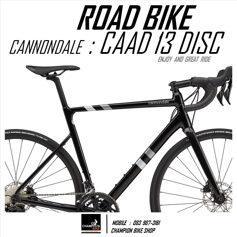 จักรยานเสือหมอบแคนนอนเดล CANNONDALE : CAAD 13 DISC - 2021 ROAD BIKE สีดำ-เงิน