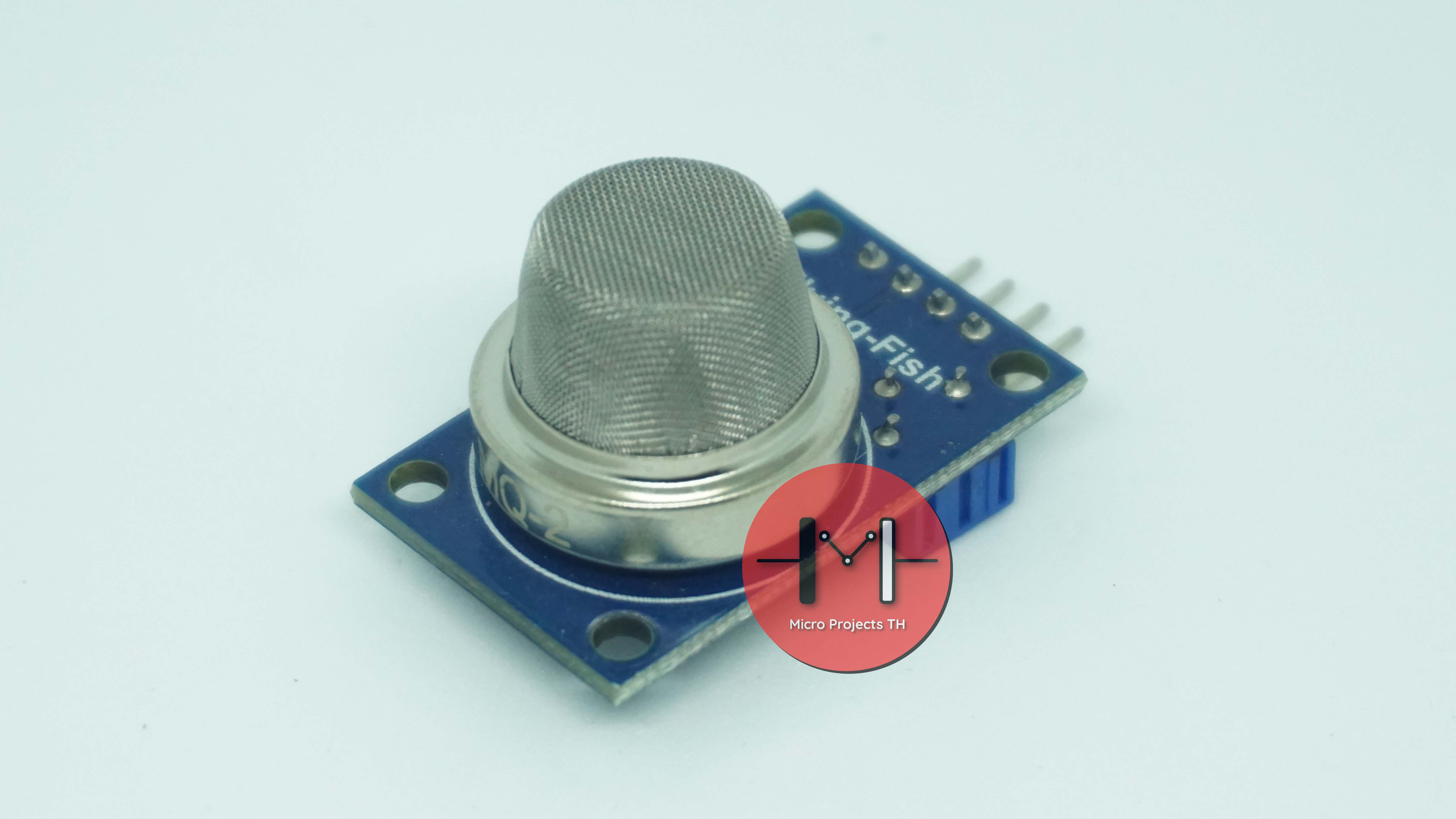 MQ-2 Smoke Gas Sensor เซ็นเซอร์ตรวจจับควัน แก๊สมีเทน LPG/Smoke/CO
