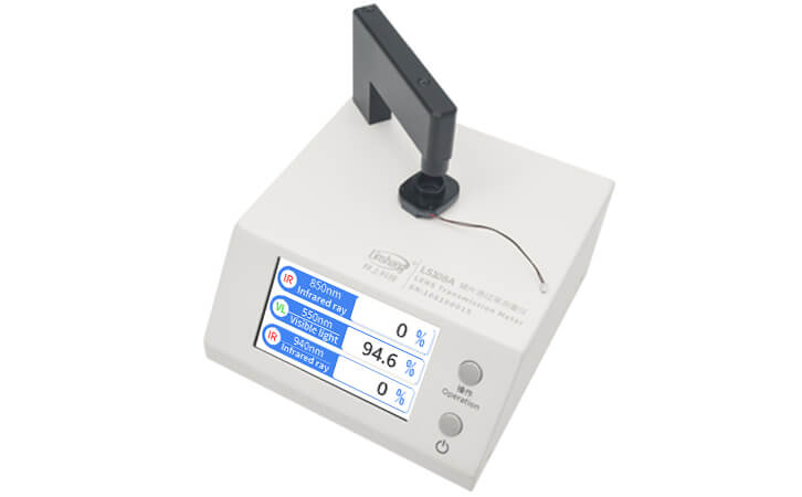 LINSHANG LS108A,LS108A Lens Transmission Meter, Test 850nm/940nm IR and 550nm visible light transmittace Test aperture：1 mm,