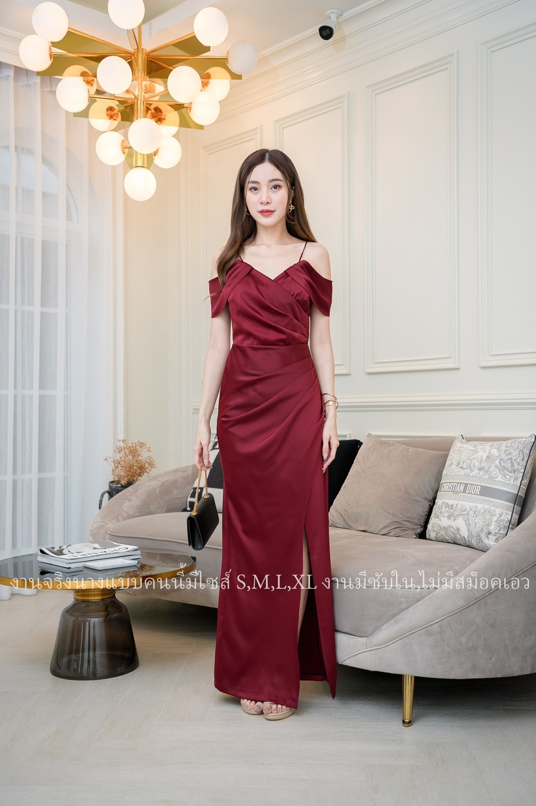 ทีมชุดเพื่อนเจ้าสาวสีแดง ชุดไปงานแต่งงาน ชุดเพื่อนเจ้าสาว งานแต่งงานโทนสีแดง