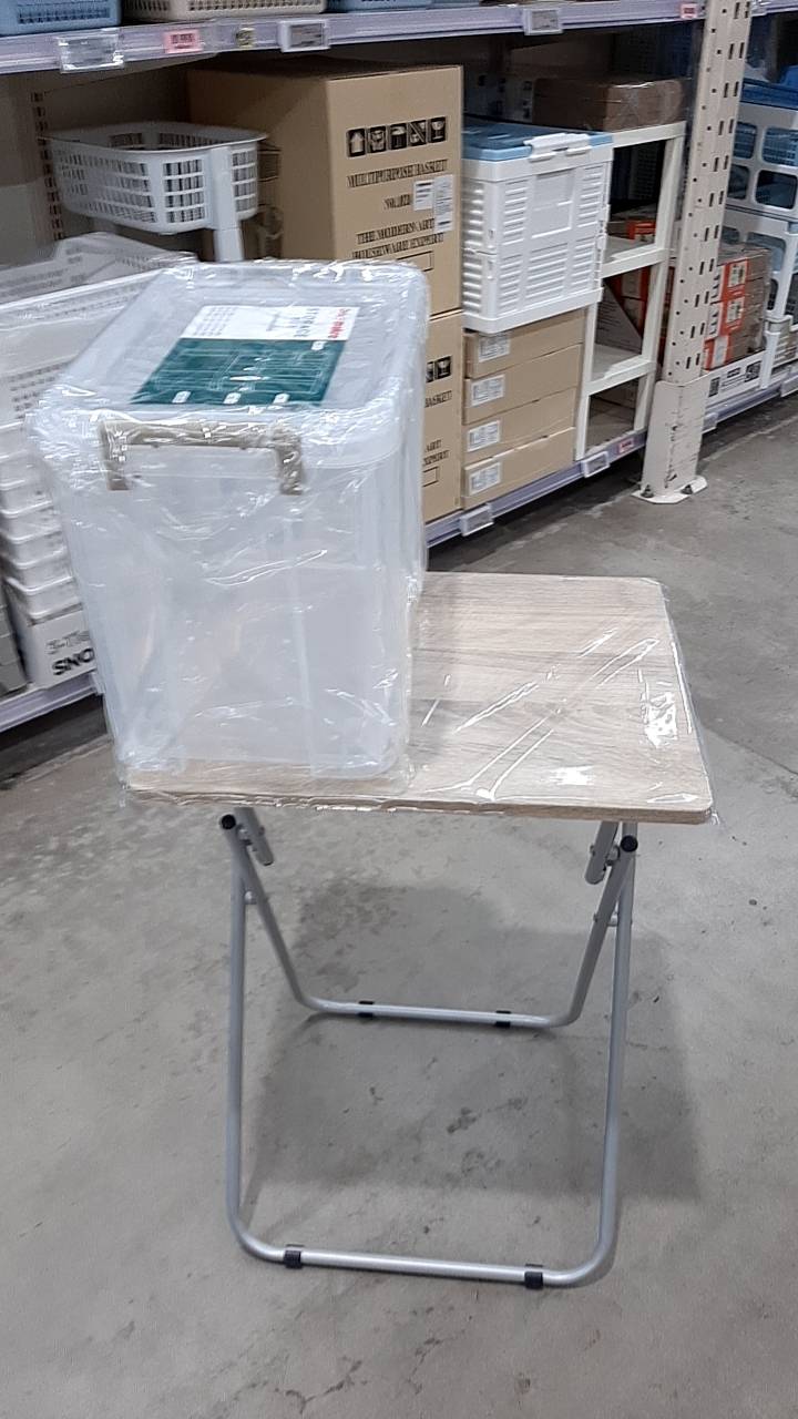 กล่องพลาสติกเก็บของ 20 ลิตร 25.4x41x31 ซม. ฝาล็อค ขาวใส อย่างดี