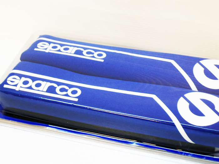 หุ้มเบลท์ Sparco แท้ ลายเส้น (น้ำเงิน)