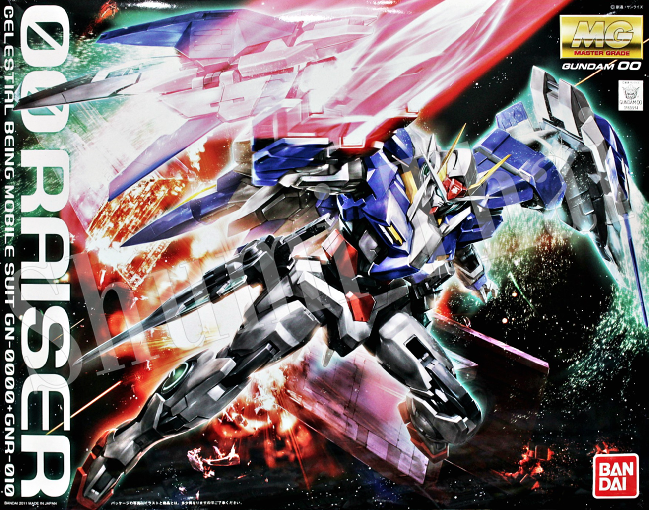 Bandai MG 1/100 GN-OOOO+GNR-101 OO RAISER 4543112699145,4573102630827 B3