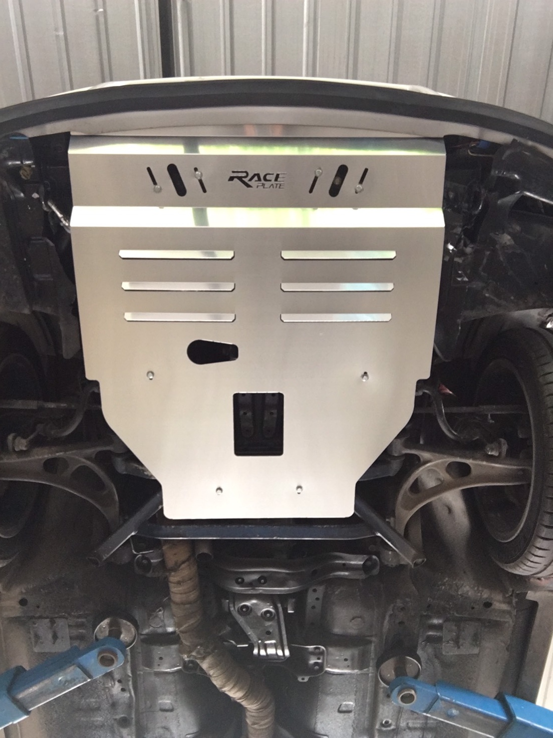 แผ่นปิดใต้ห้องเครื่องอลูมิเนียม Subaru Impreza GC Raceplate_Undertray