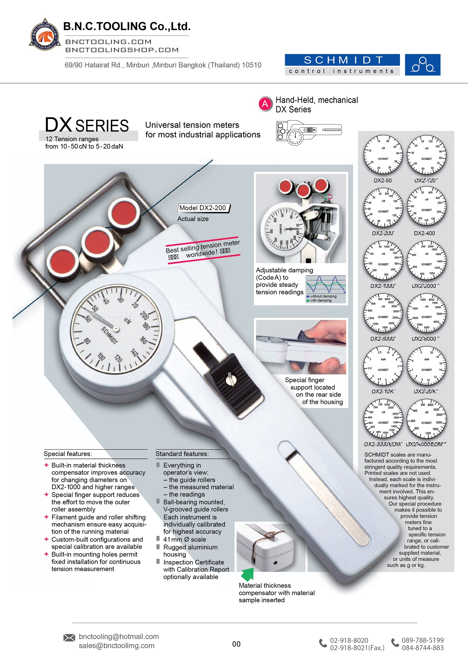 SCHMIDT,Universal tension meters,DX2