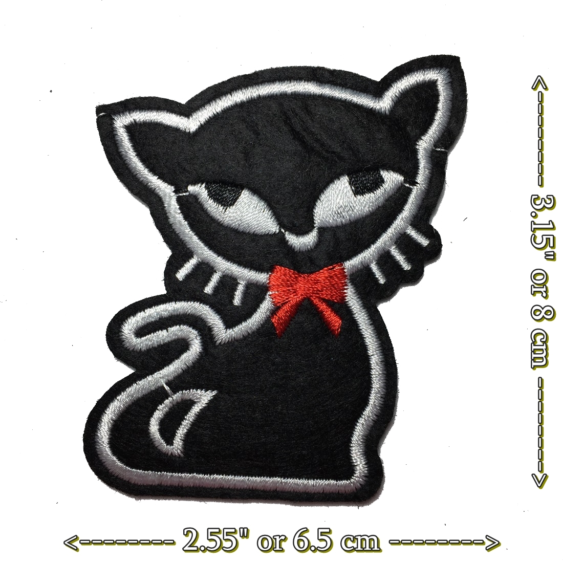 แมว การ์ตูน ตัวรีดติดเสื้อ อาร์มรีด อาร์มปัก ตกแต่งเสื้อผ้า หมวก กระเป๋า แจ๊คเก็ตยีนส์ Cute Creature Embroidered Iron on Patch