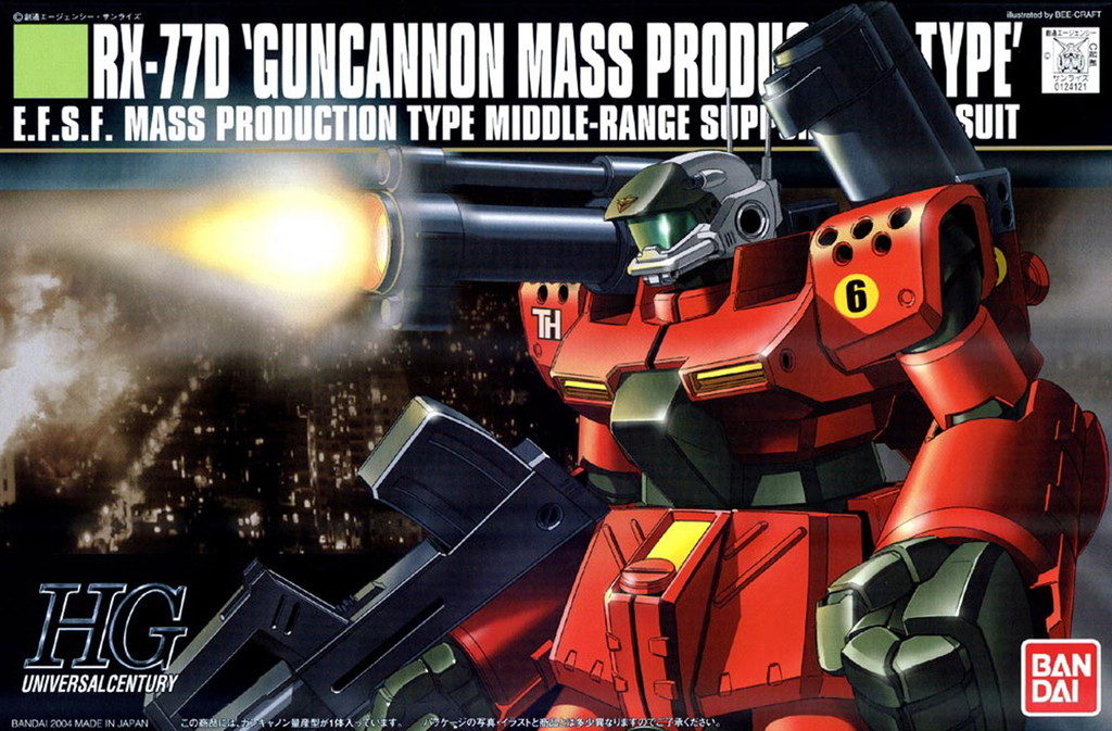 Bandai 1/144 HGUC GUNCANNON MASS PRODUCTION TYPE 4573102591579 C4
