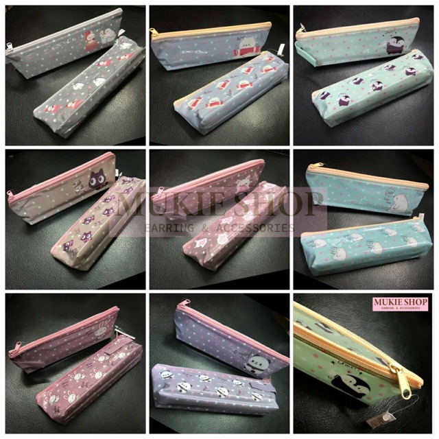 Mukie shop DIY กระเป๋าดินสอ ถุงดินสอ น่ารักน่าสะสม 8 ลาย มุกี้ ช้อป