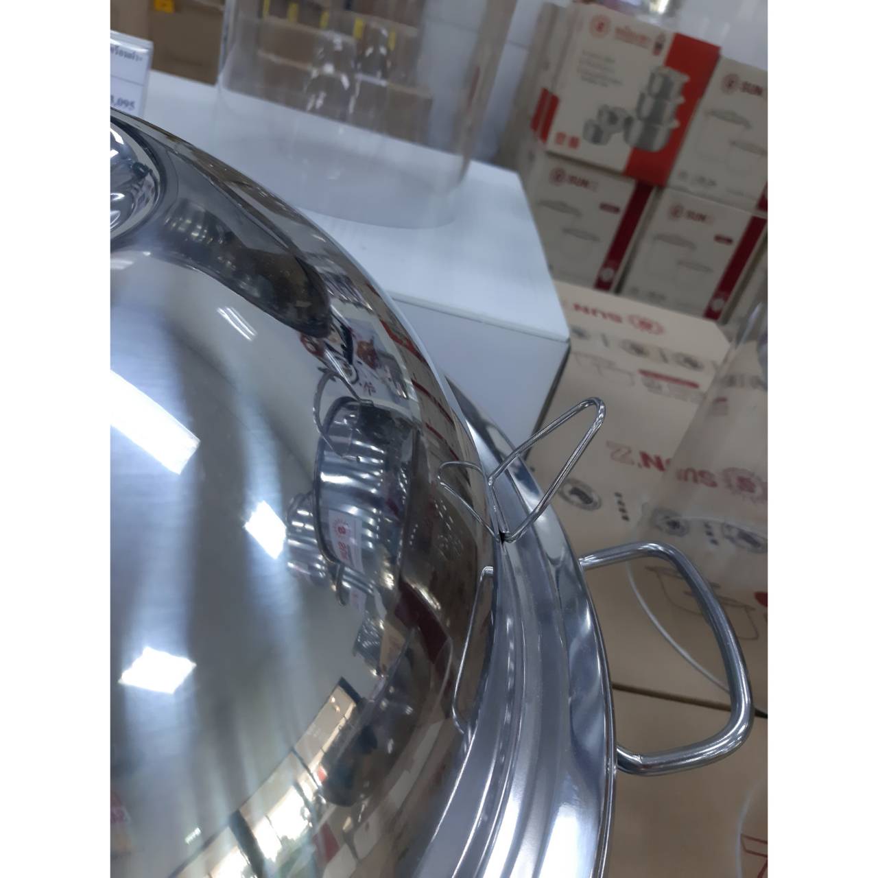 Zebra กระทะจีน Extreme 3 ชั้น 38 ซม.พร้อมฝา ตราหัวม้าลาย