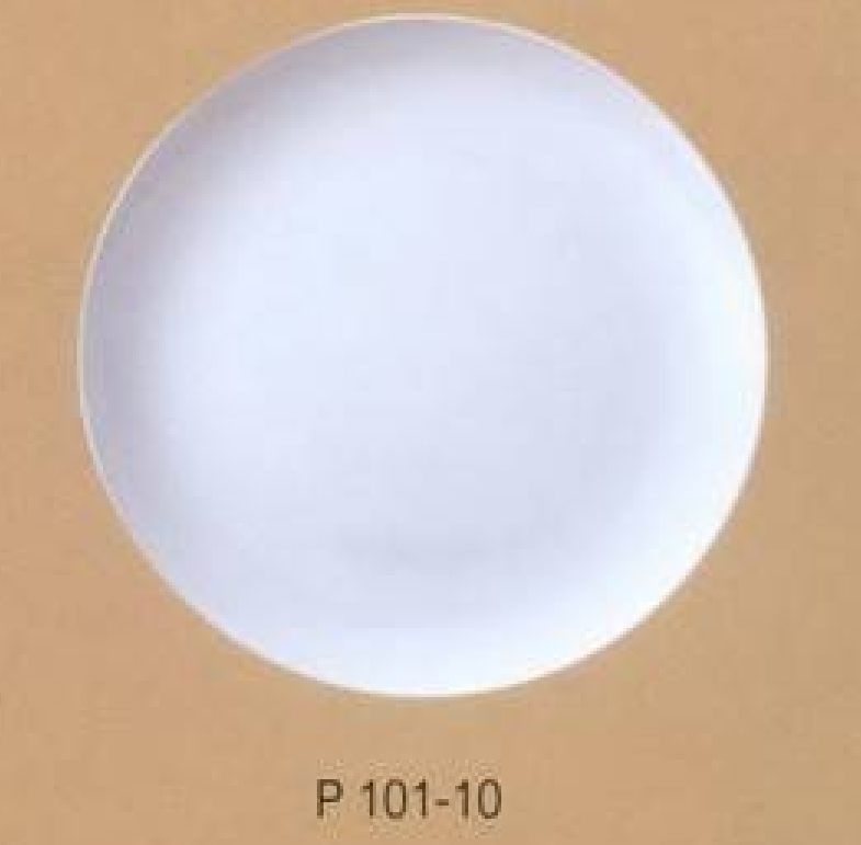 จานกลมตื้น จานใบบัวตื้น เมลามีน ขนาด 10 นิ้ว (P101-10) ตรา Superware