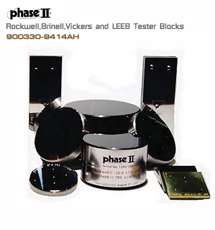 Phase II,Rockwell,Brinell,Vickers and LEEB Tester Blocks,900330-9414AH