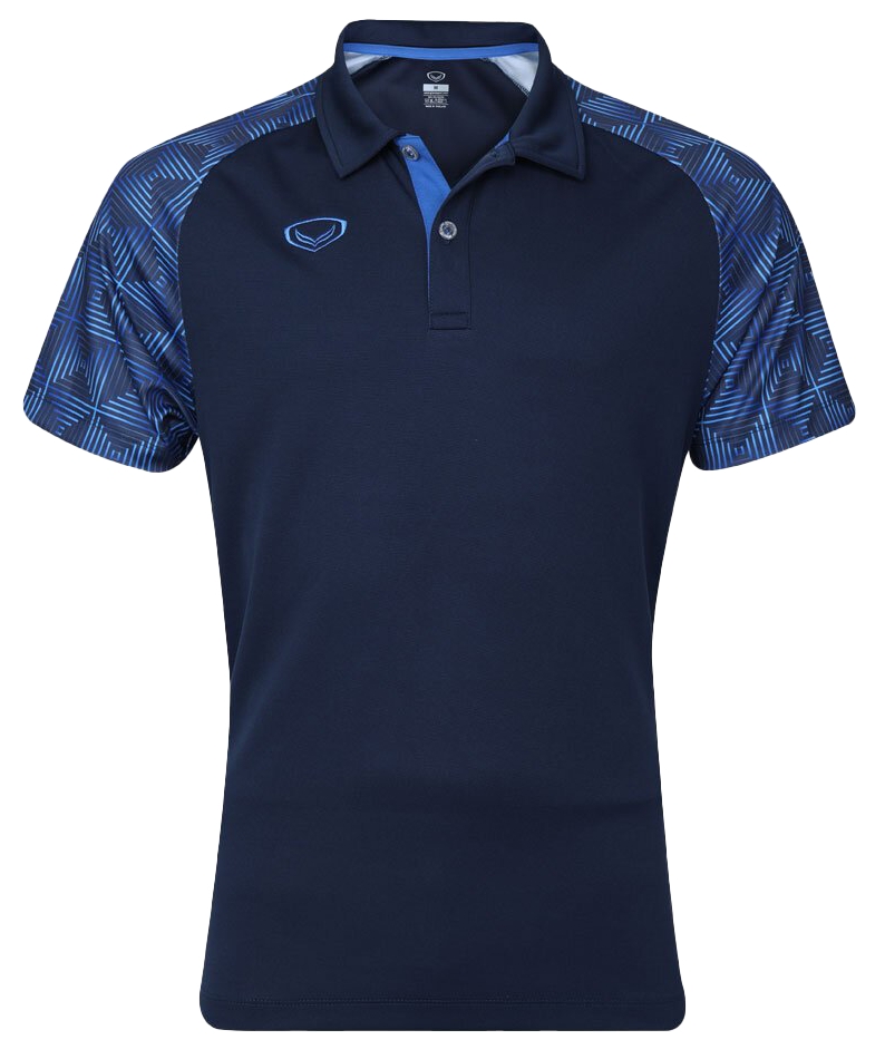 สีใหม่!! Grand Sport เสื้อโปโล เสื้อคอปก แกรนด์สปอร์ต รหัส 072-083 (072083) - สีดำ/กรม/โคบอลต์บลู/ม่วง