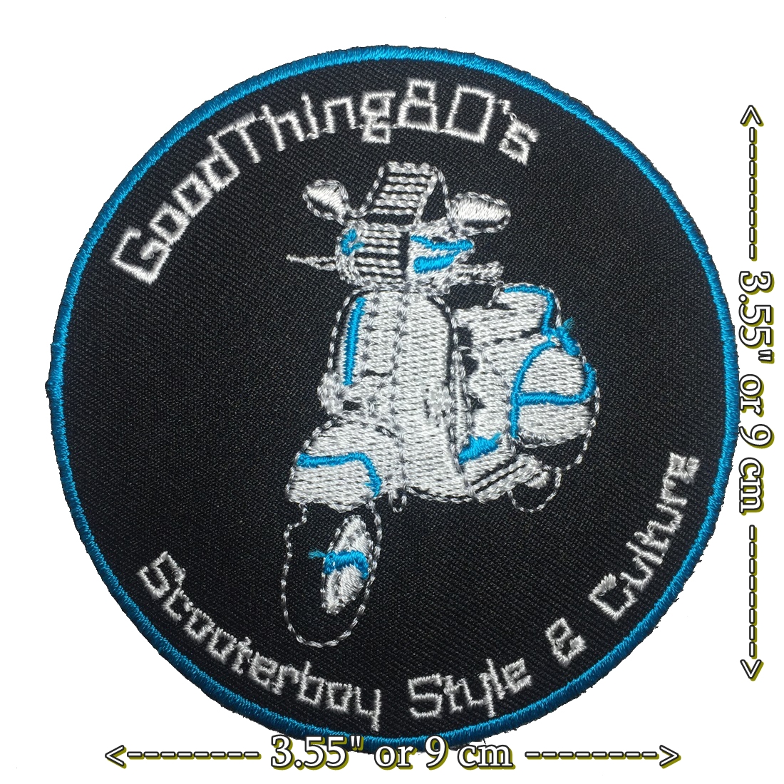 สกู๊ตเตอร์บอย ตัวรีดติดเสื้อ อาร์มรีด อาร์มปัก ตกแต่งเสื้อผ้า หมวก กระเป๋า แจ๊คเก็ตยีนส์ Racing Embroidered Iron on Patch