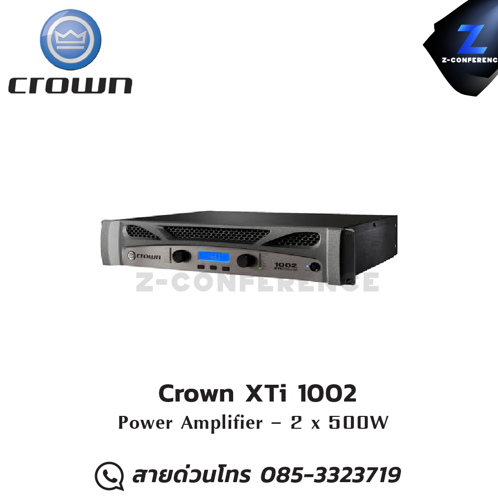 Crown XTi 1002 Power Amplifier 2x500W , แอมป์ , amplifier, power amp, power amplifier