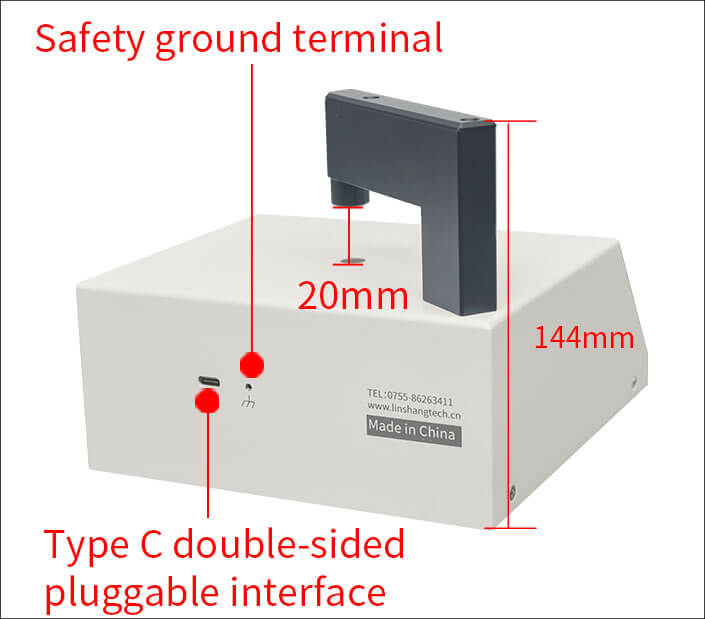LINSHANG LS108,Spectrum Transmission Meter LS108, 430nm Blue Light 395nm Purple Light VLT and UV400 Anti-blue Glasses 1mm Test Aperture,