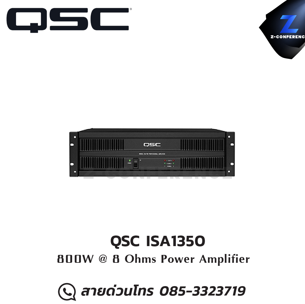 QSC ISA1350 Power Amplifier 800W , แอมป์ , amplifier, power amp, power amplifier