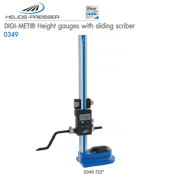 HELIOS-PREISSER,DIGI-MET Height gauges with sliding scriber,0349