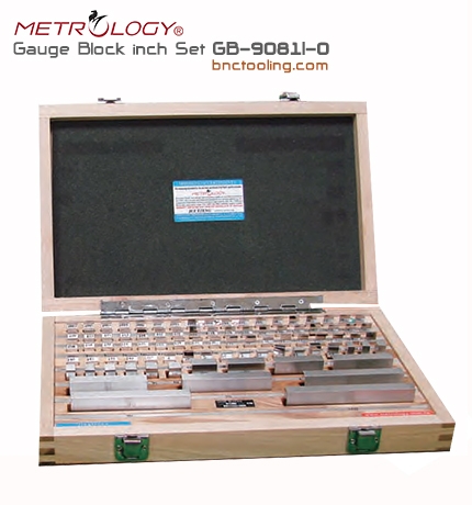 METROLOGY,Gauge Block inch Set,GB-9081I-0