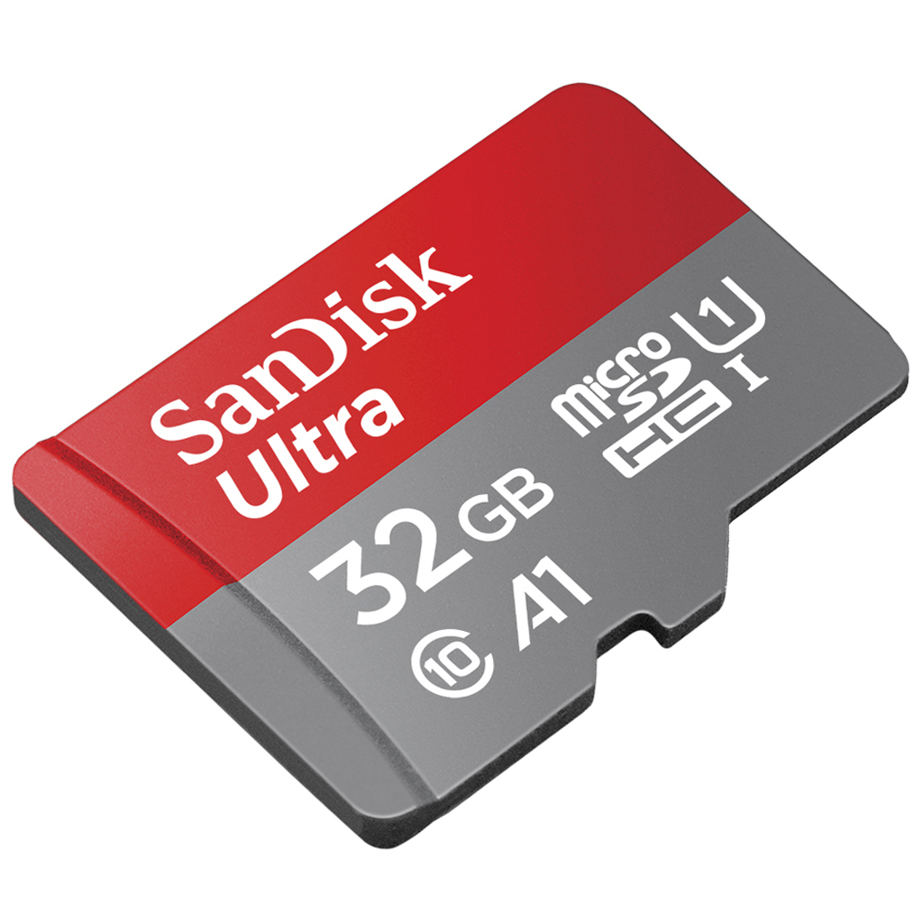 SanDisk MicroSD Card 32Gb Class10 Speed 120mb/s TFCARD ใส่โทรศัพท์ รองรับการลงแอพในเมม เล่นแอพได้เร็ว ประกัน Synnex10ปี SDSQUA4-032G-GN6MN