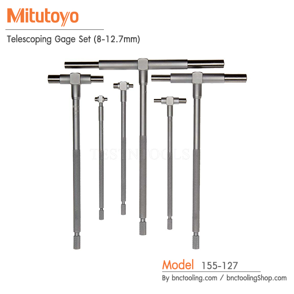 Mitutoyo,Telescoping Gage Set (8-12.7mm),155-127